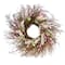 24" Spring Dark Pink & Cream Forsythia Wreath